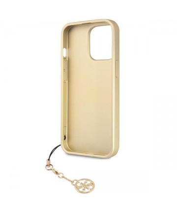 Guess 4G Charms Collection case for iPhone 14 Pro - gray