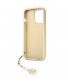 Guess 4G Charms Collection case for iPhone 14 Pro - gray