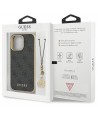 Guess 4G Charms Collection case for iPhone 14 Pro - gray
