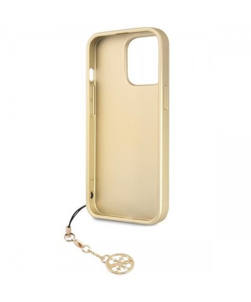 Guess 4G Charms Collection case for iPhone 14 Pro Max - gray