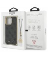 Guess 4G Charms Collection case for iPhone 14 Pro Max - gray