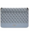 Guess 4G Stripe Metal Logo case for a 14" laptop - blue