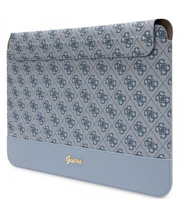 Guess 4G Stripe Metal Logo case for a 14" laptop - blue