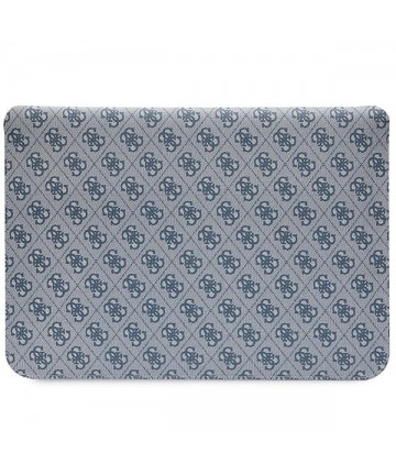 Guess 4G Stripe Metal Logo case for a 14" laptop - blue