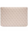 Guess 4G Stripe Metal Logo case for a 14" laptop - pink