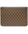 Guess 4G Stripe Metal Logo case for a 14" laptop - brown