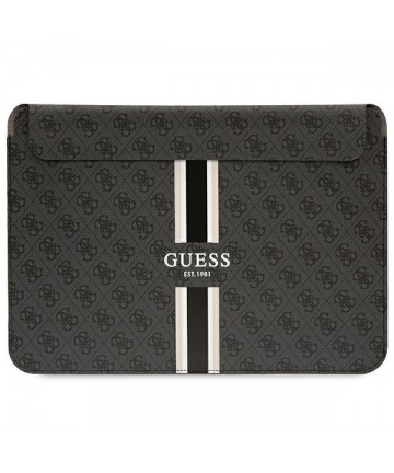 Guess 4G Printed Stripes cover for a 14" laptop - black