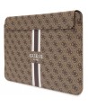 Guess 4G Printed Stripes cover for a 14" laptop - brown