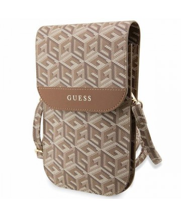 Guess Handbag GUWBHGCFSEW brown/brown GCube Stripe