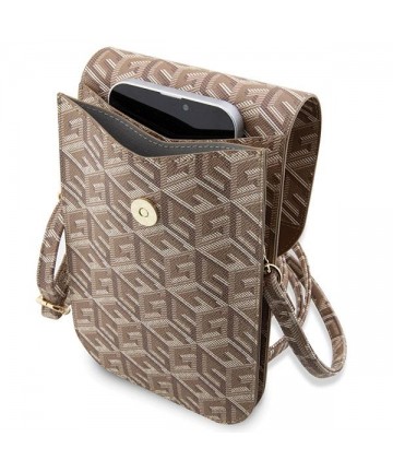 Guess Handbag GUWBHGCFSEW brown/brown GCube Stripe