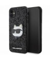 Karl Lagerfeld KLHCN61G2CPK iPhone 11 / Xr 6.1" black/black hardcase Glitter Choupette Patch