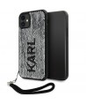 Karl Lagerfeld KLHCN61PSQRKS iPhone 11 / Xr 6.1" silver/silver hardcase Sequins Cord
