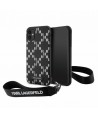 Karl Lagerfeld KLHCN61SAKLMBSK iPhone 11 / Xr 6.1" black/black hardcase Monogram Losange Saffiano
