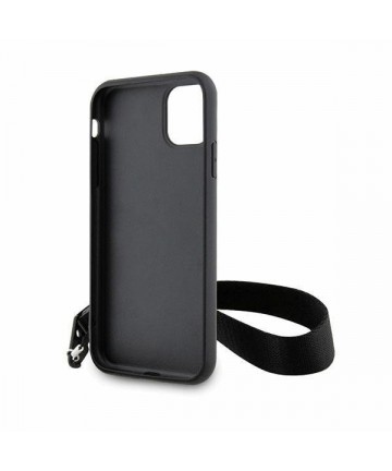Karl Lagerfeld KLHCN61SAKLMBSK iPhone 11 / Xr 6.1" black/black hardcase Monogram Losange Saffiano