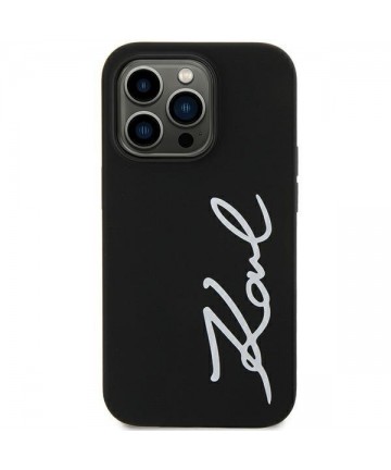 Karl Lagerfeld KLHCN61SKSVGK iPhone 11 / Xr 6.1" black/black hardcase Silicone Signature