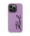 Karl Lagerfeld KLHCN61SKSVGU iPhone 11 / Xr 6.1" purple/purple hardcase Silicone Signature