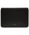 Karl Lagerfeld Saffiano Plaque case for a 14" laptop - black