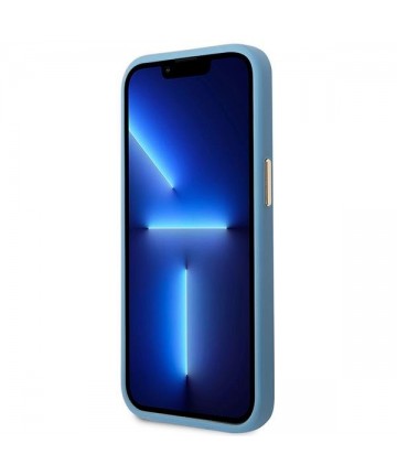 Guess GUHMP14LU4GPRB iPhone 14 Pro 6.1" blue/blue hard case 4G Logo Plate MagSafe