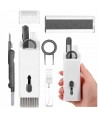 Multifunctional 7in1 cleaning set for headphones and keyboard - gray