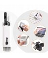 Multifunctional 7in1 cleaning set for headphones and keyboard - gray