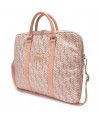 Guess GCube Stripes bag for a 16" laptop - pink