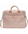 Guess GCube Stripes bag for a 16" laptop - pink