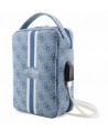 Guess Bag GUHBP4RPSB Organizer blue/blue 4G Printed Stripes