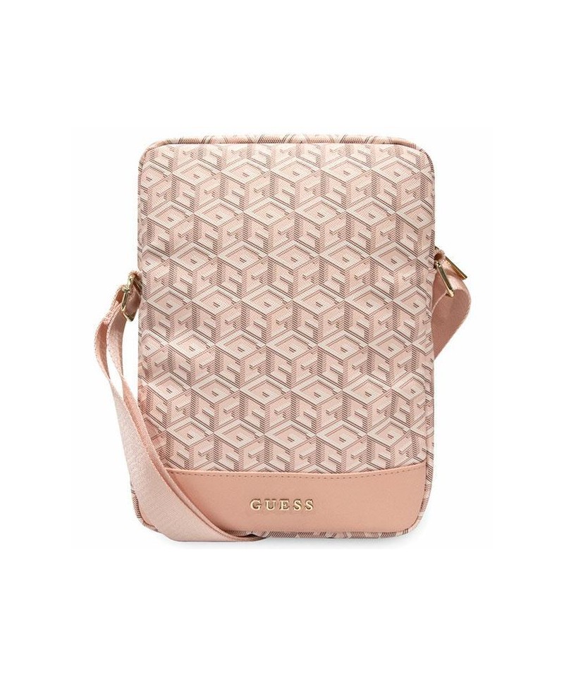 Guess Bag GUTB10HGCFSEP 10" pink/pink GCube Stripe Tablet Bag