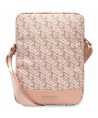 Guess Bag GUTB10HGCFSEP 10" pink/pink GCube Stripe Tablet Bag