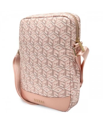 Guess Bag GUTB10HGCFSEP 10" pink/pink GCube Stripe Tablet Bag
