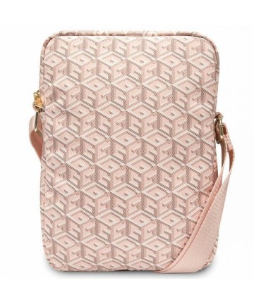 Guess Bag GUTB10HGCFSEP 10" pink/pink GCube Stripe Tablet Bag