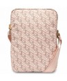 Guess Bag GUTB10HGCFSEP 10" pink/pink GCube Stripe Tablet Bag