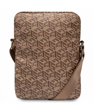 Guess Bag GUTB10HGCFSEW 10" brown/brown GCube Stripe Tablet Bag