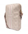 Guess Bag GUTB10P4RPSP 10" pink/pink 4G Stripes Tablet Bag