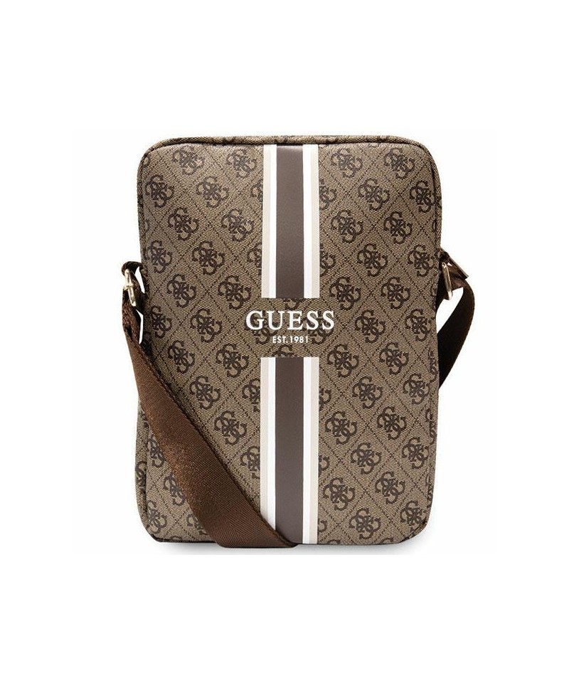 Guess Bag GUTB10P4RPSW 10" brown/brown 4G Stripes Tablet Bag
