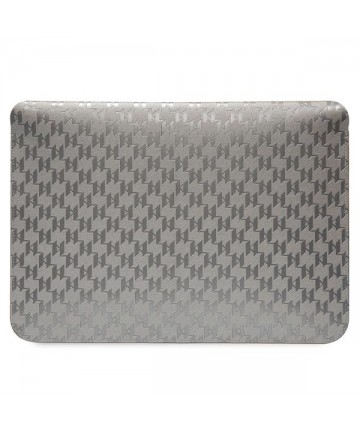 Karl Lagerfeld Saffiano Monogram Choupette case for a 14" laptop - silver