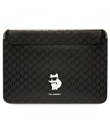 Karl Lagerfeld Saffiano Monogram Choupette case for a 14" laptop - black