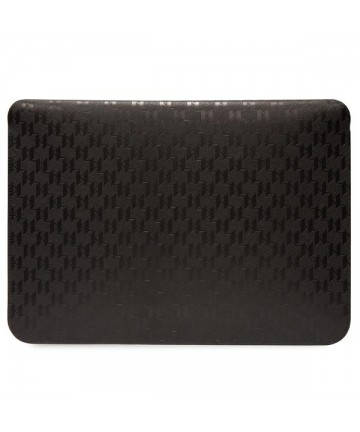 Karl Lagerfeld Saffiano Monogram Choupette case for a 14" laptop - black