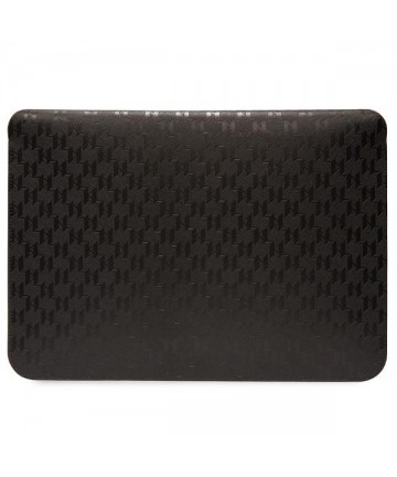 Karl Lagerfeld Saffiano Monogram Ikonik case for a 14" laptop - black
