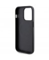Guess GUHMP14LPSAHMCK case for iPhone 14 Pro - black Saffiano MagSafe