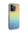 Guess IML Faceted Mirror Disco Iridescent case for iPhone 15 Pro - multicolored