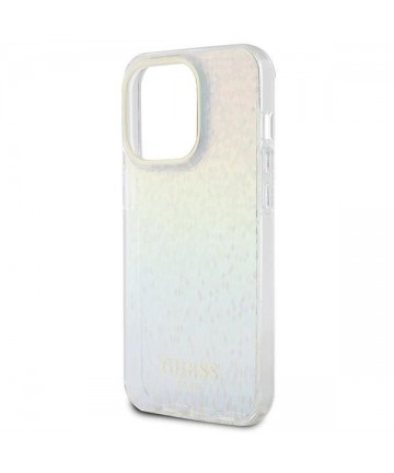 Guess IML Faceted Mirror Disco Iridescent case for iPhone 15 Pro - multicolored