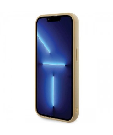 Guess Disco Metal Script case for iPhone 15 Pro - gold