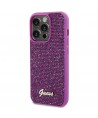 Guess Disco Metal Script case for iPhone 15 Pro - pink