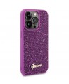 Guess Disco Metal Script case for iPhone 15 Pro - pink