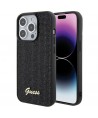 Guess Disco Metal Script case for iPhone 15 Pro - black