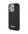 Guess Disco Metal Script case for iPhone 15 Pro - black