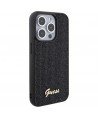 Guess Disco Metal Script case for iPhone 15 Pro - black