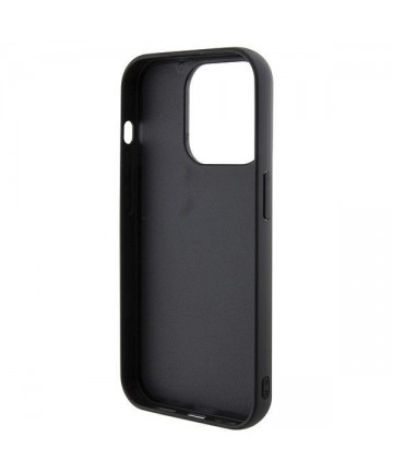 Guess Disco Metal Script case for iPhone 15 Pro - black