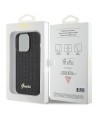 Guess Disco Metal Script case for iPhone 15 Pro - black
